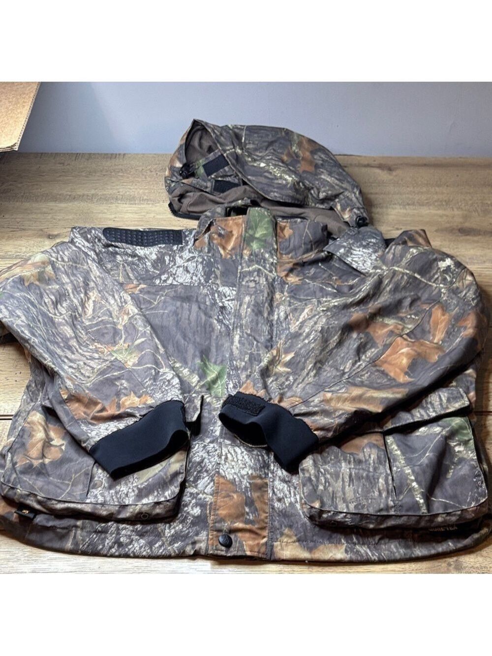 Men’s Browning Duck Commander Series Gore-Tex Camo Jacket Size Large